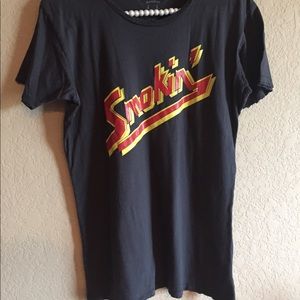 Smokin' Graphic Tee - Black